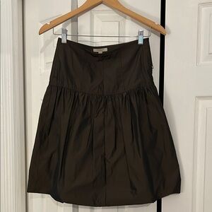 Burberry Dark Brown Midi Skirt